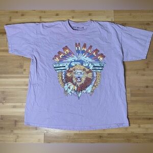 Van Halen 1982 Purple Graphic Shirt